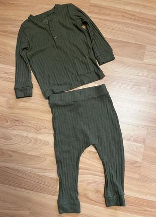 Костюм рубчик хаки george zara h&amp;m