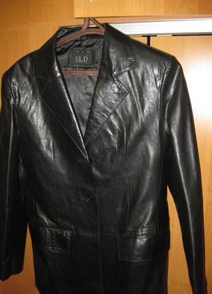 Куртка, пиджак, шкіра натуральная кожа, sld (slim leisure design), р38, км0734 демисезон9 фото
