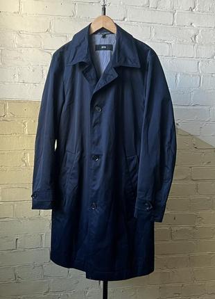Hugo boss water repellent coat пальто