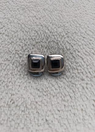 Серьги клипсы ретро