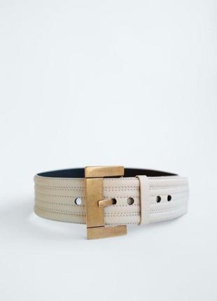 Кожаный ремень zara