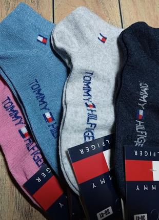 Tommy hilfiger жіночі  шкарпетки, бавовняні шкарпетки tommy hilfiger від вітчизняного виробника, носки хлопковые женские!4 фото