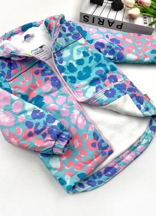 Дитяча демі куртка на мікрофлісі для дівчинки marakas