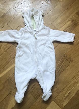 Велюровий комбінезон,  теплий чоловічок hm