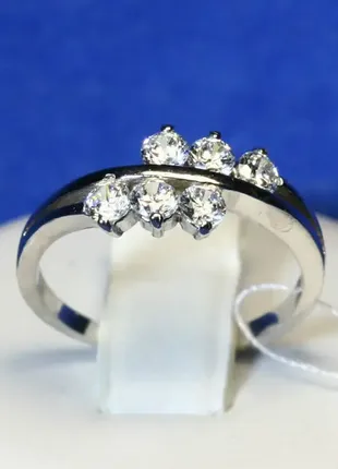 Серебряное кольцо с фианитами милашка 4814-р