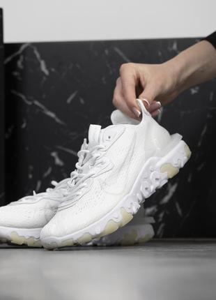 Кроссовки nike react vision white
