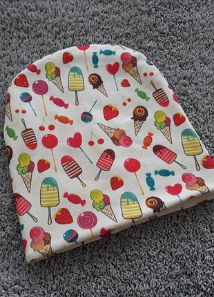 Тепла шапка на флісі