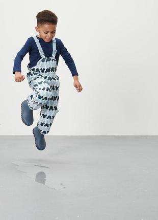 Термодощові штани для активних дітей! не продувається, не промокає, розмір 86-92