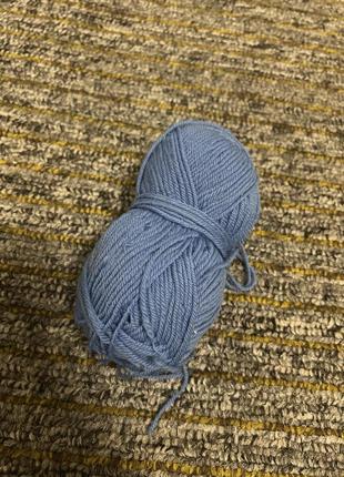 Синяя нить для вязки нити для вязания