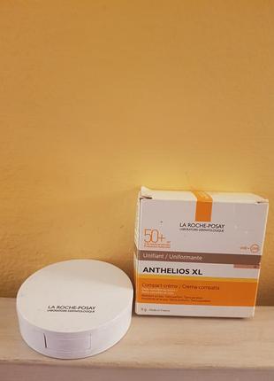La roche-posay laboratoire anthelios xl
compact-creme сонцезахисна компактна пудра  для обличча 
spf 50