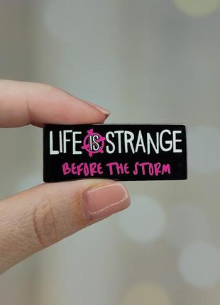 Металлический значок, пин "life is strange: before the storm" (знач0851)