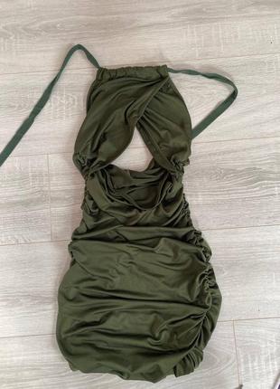 Платье цвета хаки