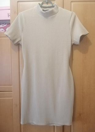 Платье рубчик s