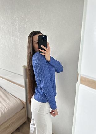 Свитер пуловер косичка 4