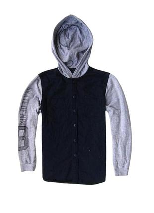 Рубашка худи с капюшоном длинными рукавами primark