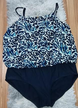 Слитный купальник с утяжкой 4xl