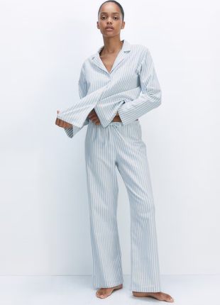 Пижама фланелевая женская h&m