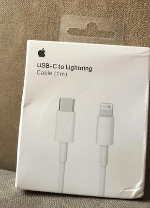 Кабель apple usb-c to lightning 1m model a1703 (mqgj2zm/a), кабель айфон type c