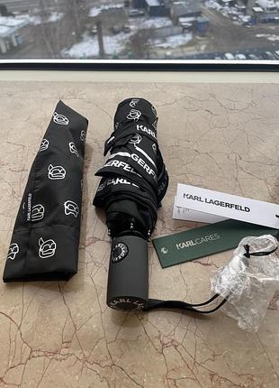 Karl lagerfeld оригінал парасоля парасолька напівавтомат3 фото