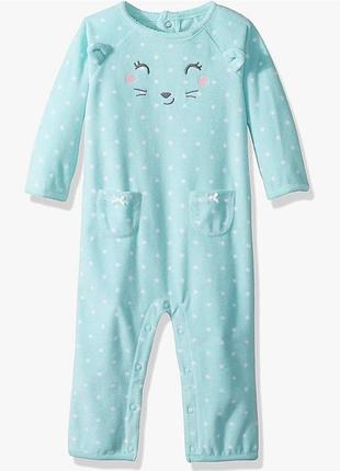 Человечек флисовый, ромпер, слип, картерс, carters