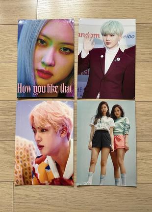 Плакати/ постери bts та blackpink
