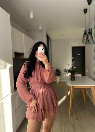 Платье zara, платье с воланами zara, вечернее платье zara2 фото