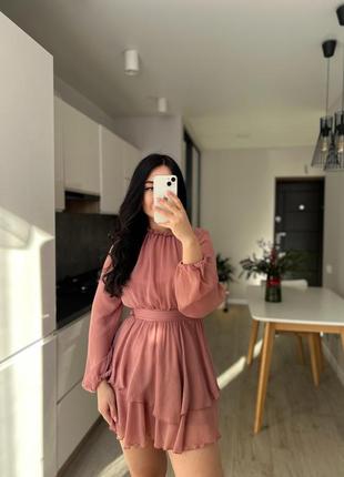 Платье zara, платье с воланами zara, вечернее платье zara3 фото