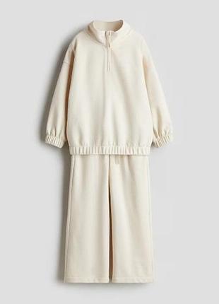 Стильний костюм для дівчинки комплект двійка з махровою ниткою всередині  h&m (сша)