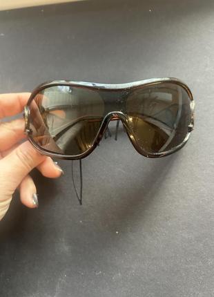 Винтажные очки y2k очки маска со смеей