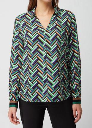 Emily van den bergh сорочка геометричний принт в смужку marc cain кольорова блуза emilio pucci