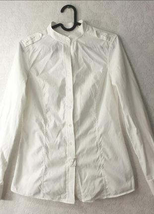 Базовая белая рубашка massimo dutti трансформер2 фото