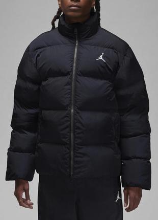 Зимова куртка чорний пуффер пуховик чоловічий air jordan essentials poly puffer jacket оригінал2 фото