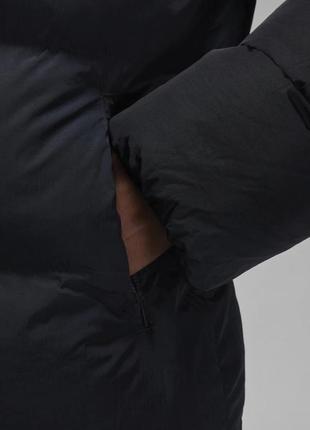 Зимова куртка чорний пуффер пуховик чоловічий air jordan essentials poly puffer jacket оригінал6 фото