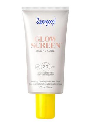 Популярный санкрин солнцезащитный крем праймер supergoop glowscreen spf 30