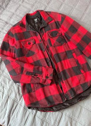 Сорочка рубашка куртка в клітинку