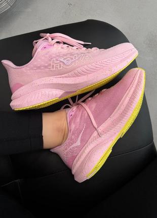 Кросівки hoka match 5 pink