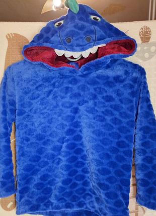 Худи теплое пушистое 5-6