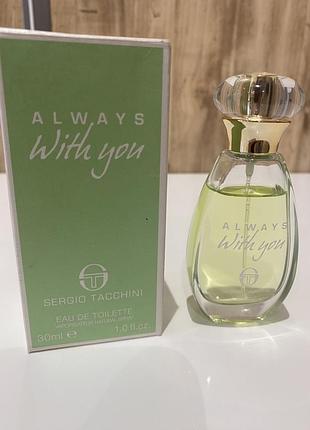 Sergio tacchini always with you туалетна вода 30 мл, оригінал