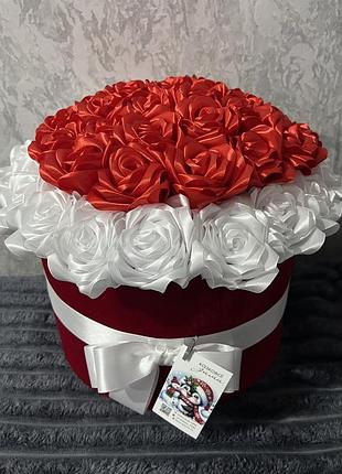 Бархатная коробка на 51 роза 🌹