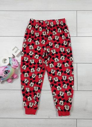 Плюшевые пижамные брюки primark mickey mouse