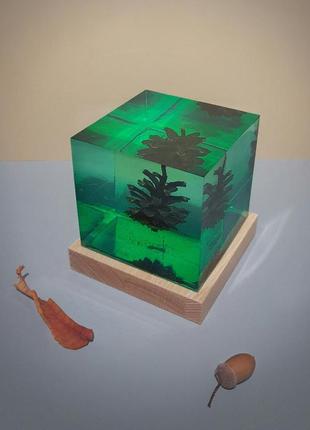 Декоративний виріб з епоксидної смоли, шишка