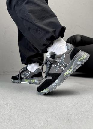 Кроссовки premiata mick black/grey 8