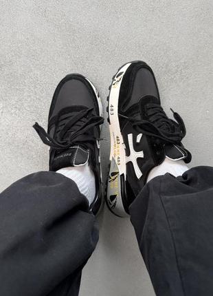 Кросівки premiata mick black/white 6