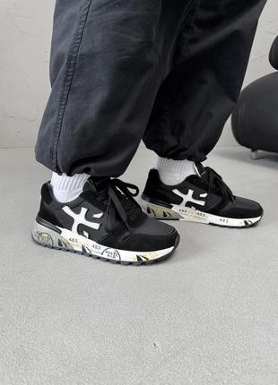 Кросівки premiata mick black/white 4
