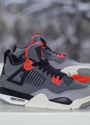Кроссовки nike air jordan 4 retro grey se art 408452-061 35 р. оригинал