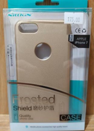 Защитный чехол для iphone 7/8 nillkin frosted gold