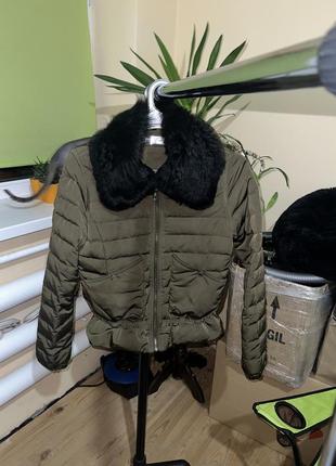 Куртка зимова massimo dutti