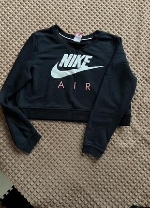 Кофта nike. свитшот nike. укороченный свитшот nike