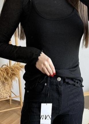 Лонг двойной лонгслив кофта