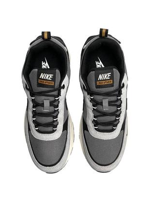 Мужские кроссовки nike zoom "lunar apparent” light grey black4 фото